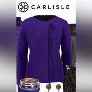 3 piece Per Se by Carlisle skirt, reversible sweater jacket, & turtleneck